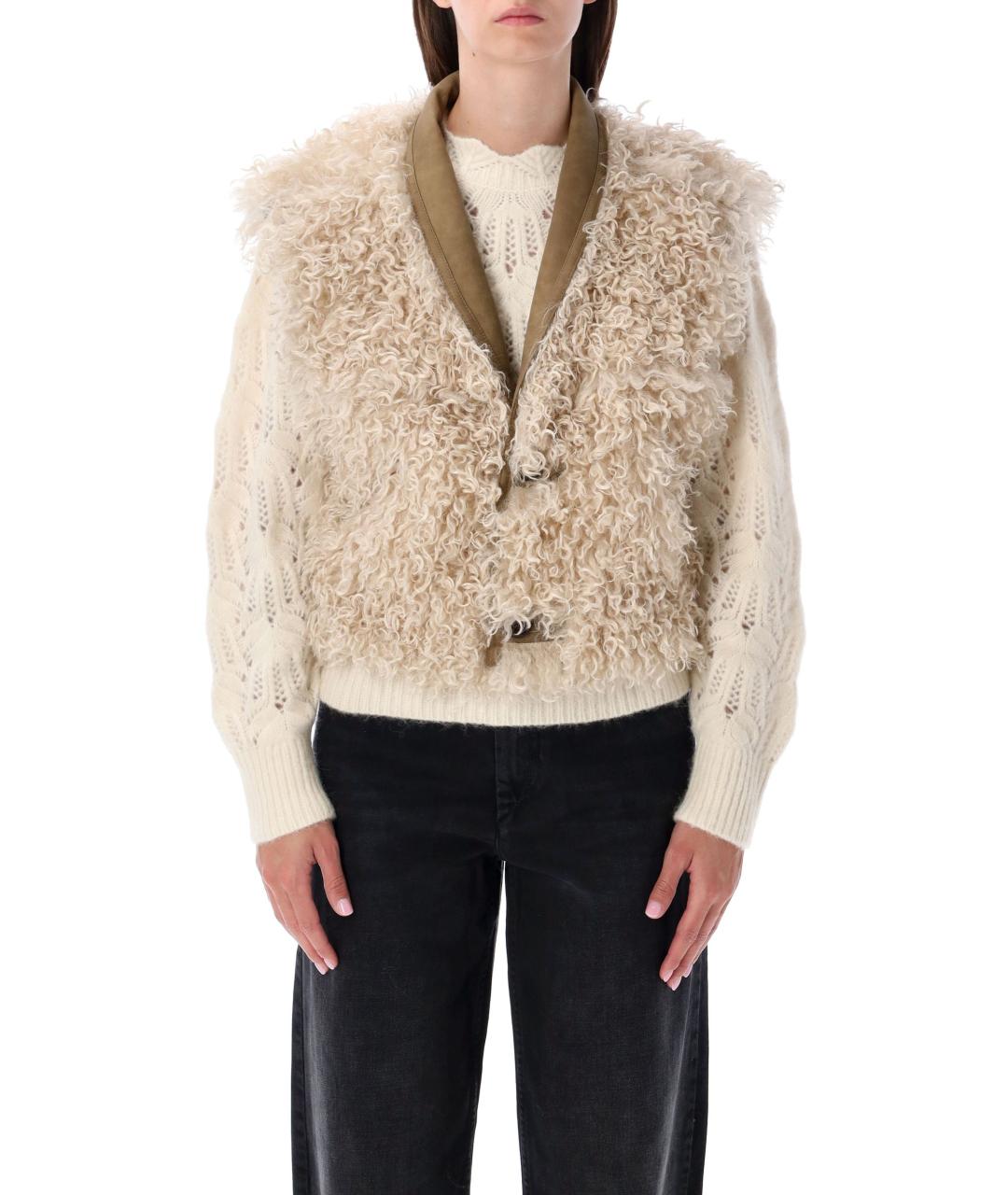 ISABEL MARANT Бежевый жилет, фото 5