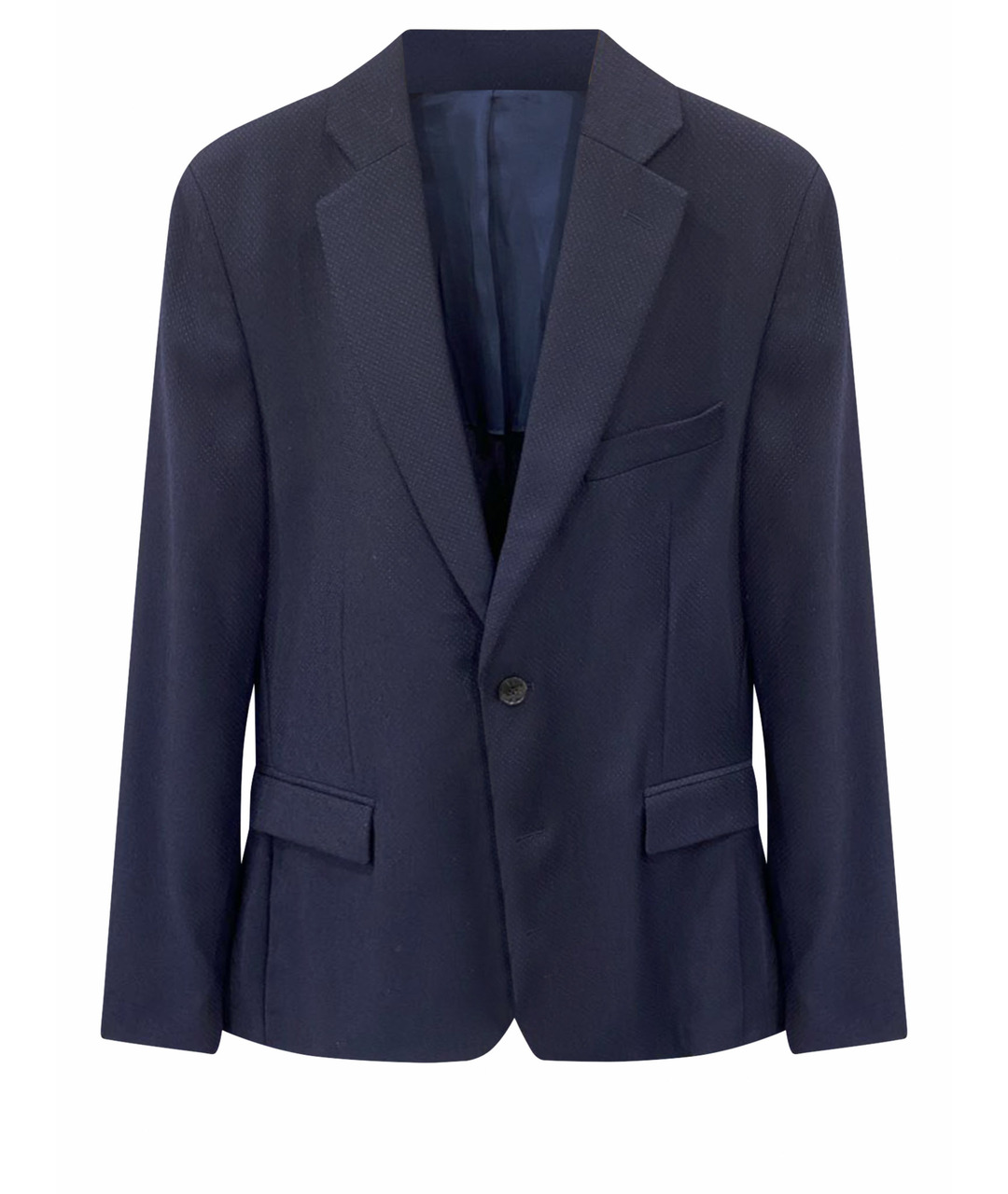 J.LINDEBERG Темно-синий шерстяной пиджак, фото 1