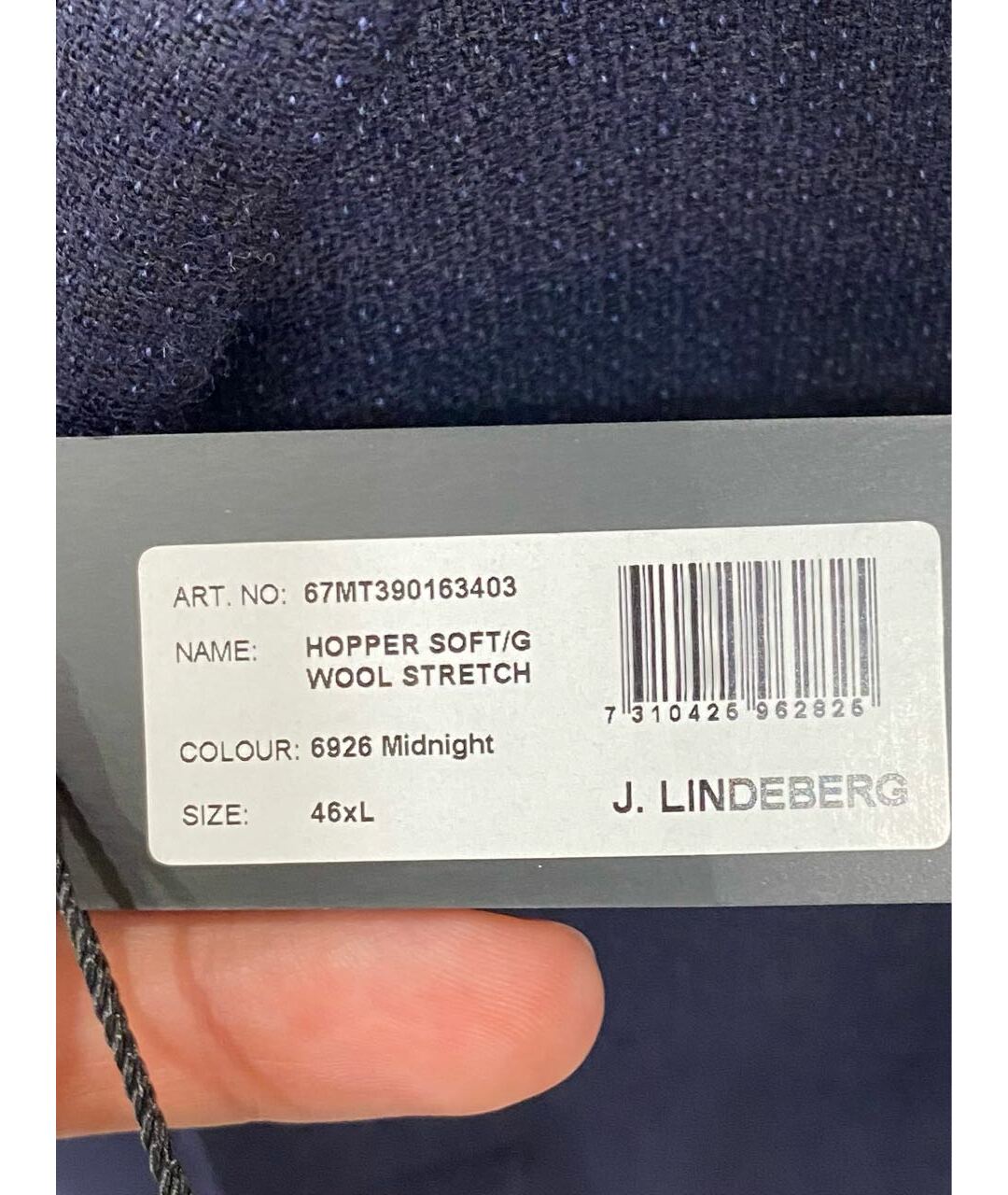 J.LINDEBERG Темно-синий шерстяной пиджак, фото 5