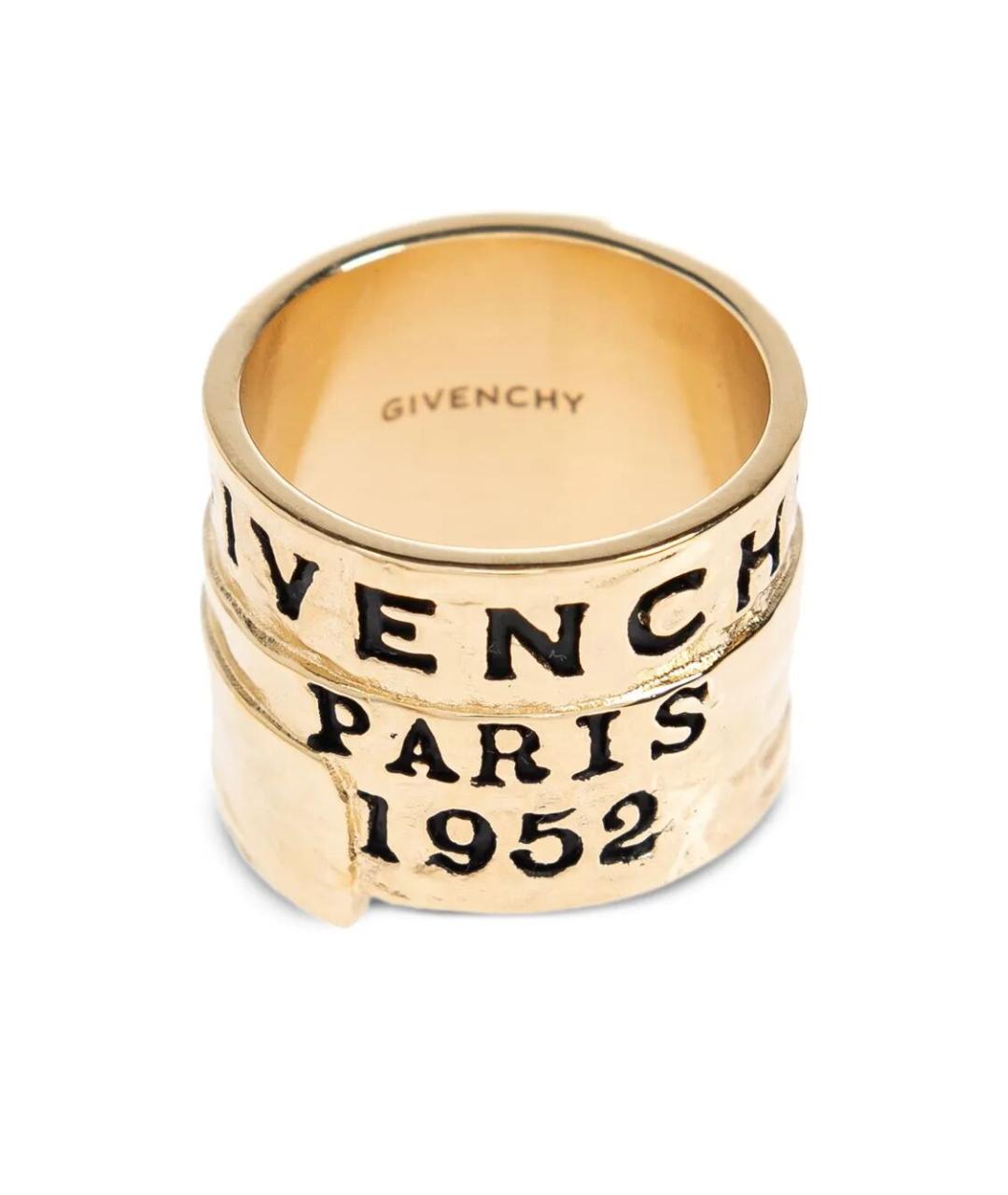 GIVENCHY Золотое металлическое кольцо, фото 3