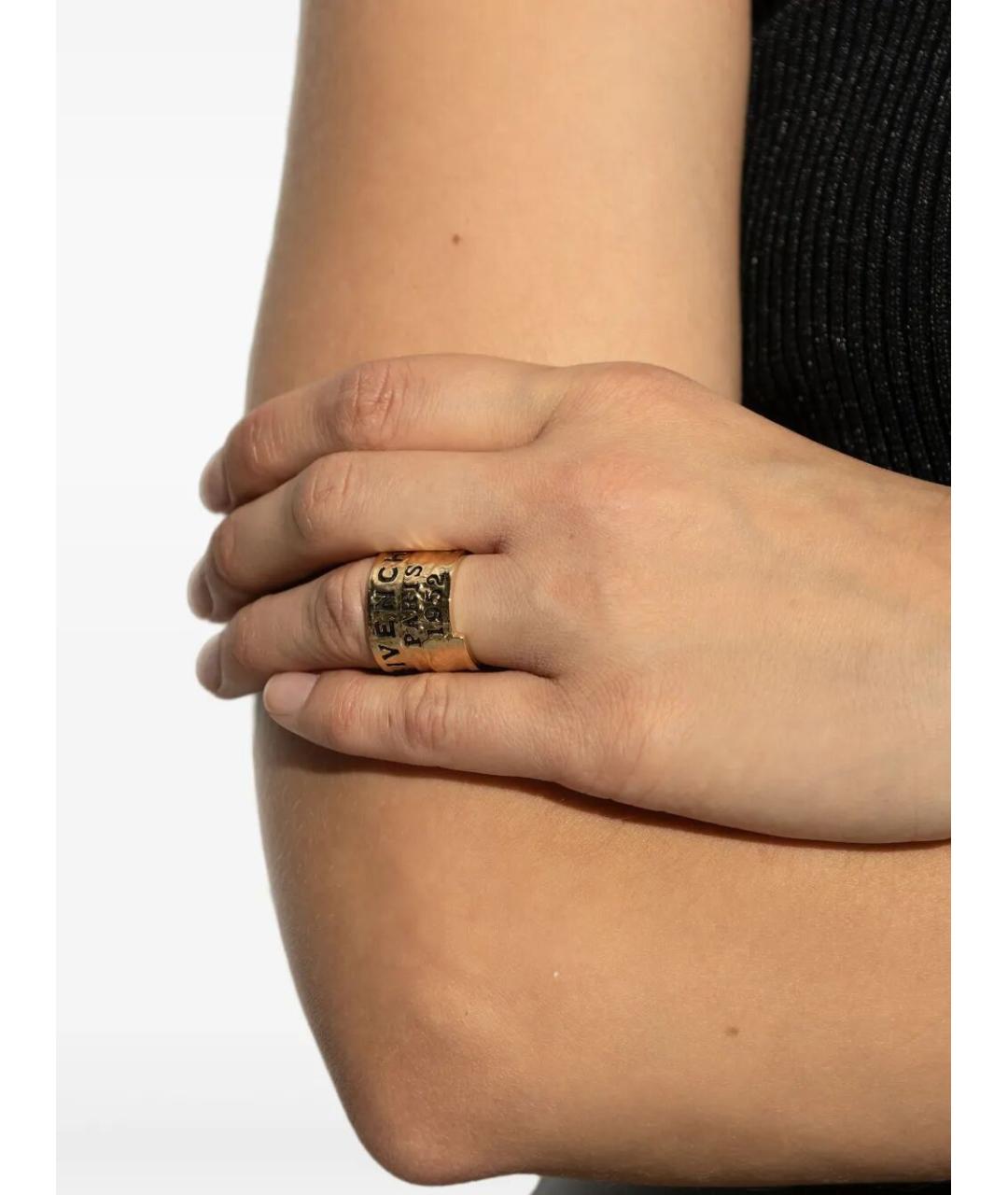GIVENCHY Золотое металлическое кольцо, фото 4