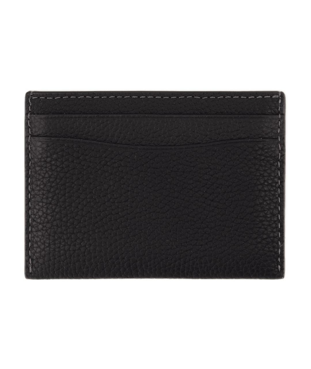 COACH Черный кожаный кардхолдер, фото 2