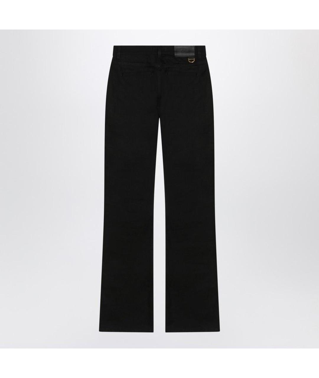 CHLOE Черные хлопковые прямые джинсы, фото 2