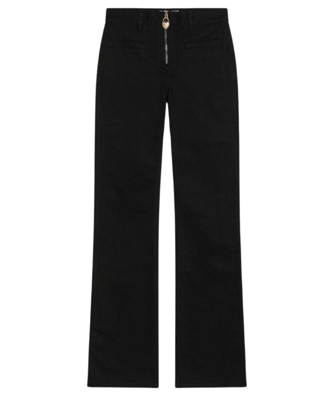 CHLOE Черные хлопковые прямые джинсы, фото 1