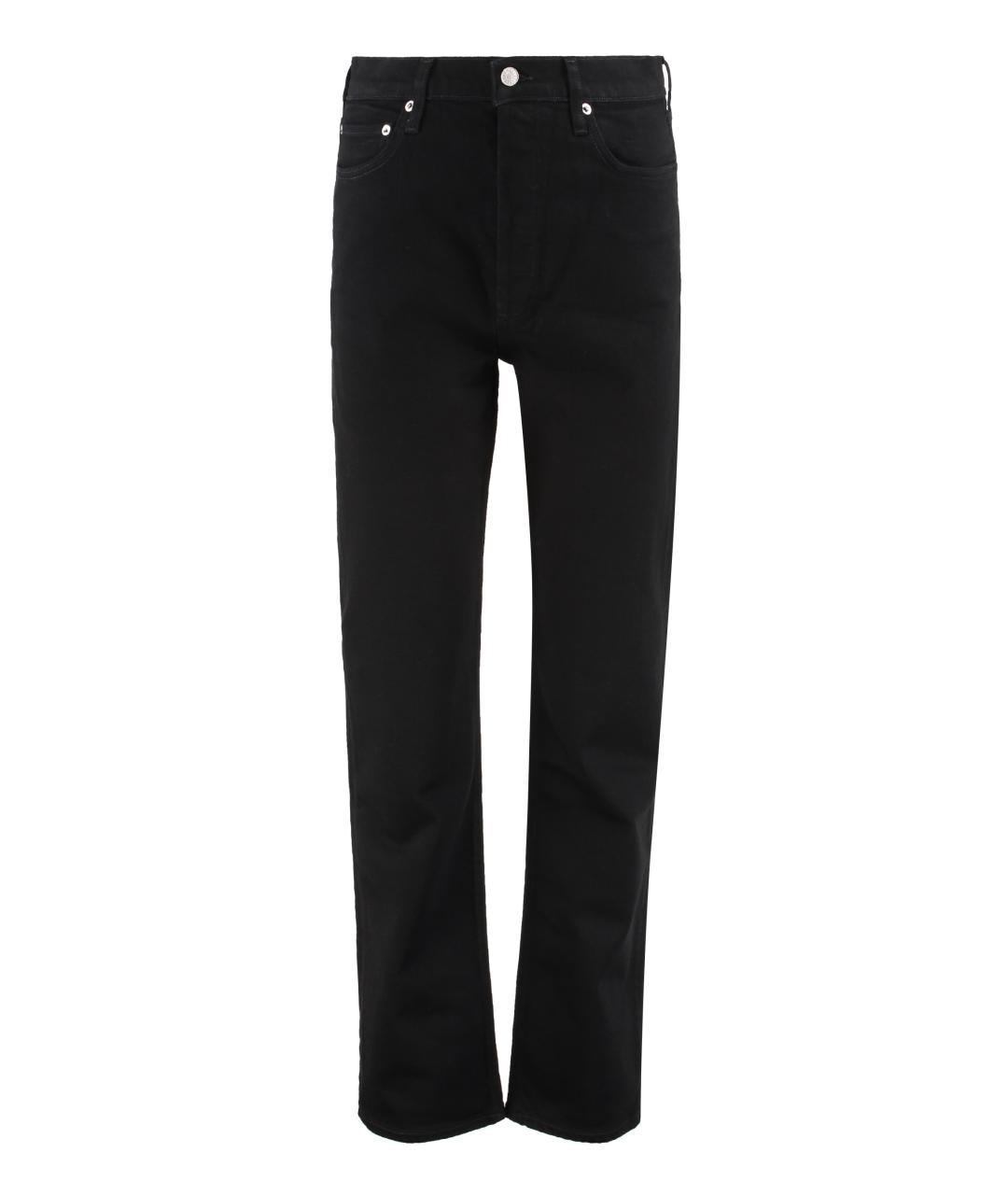AGOLDE Черные хлопковые джинсы слим, фото 1