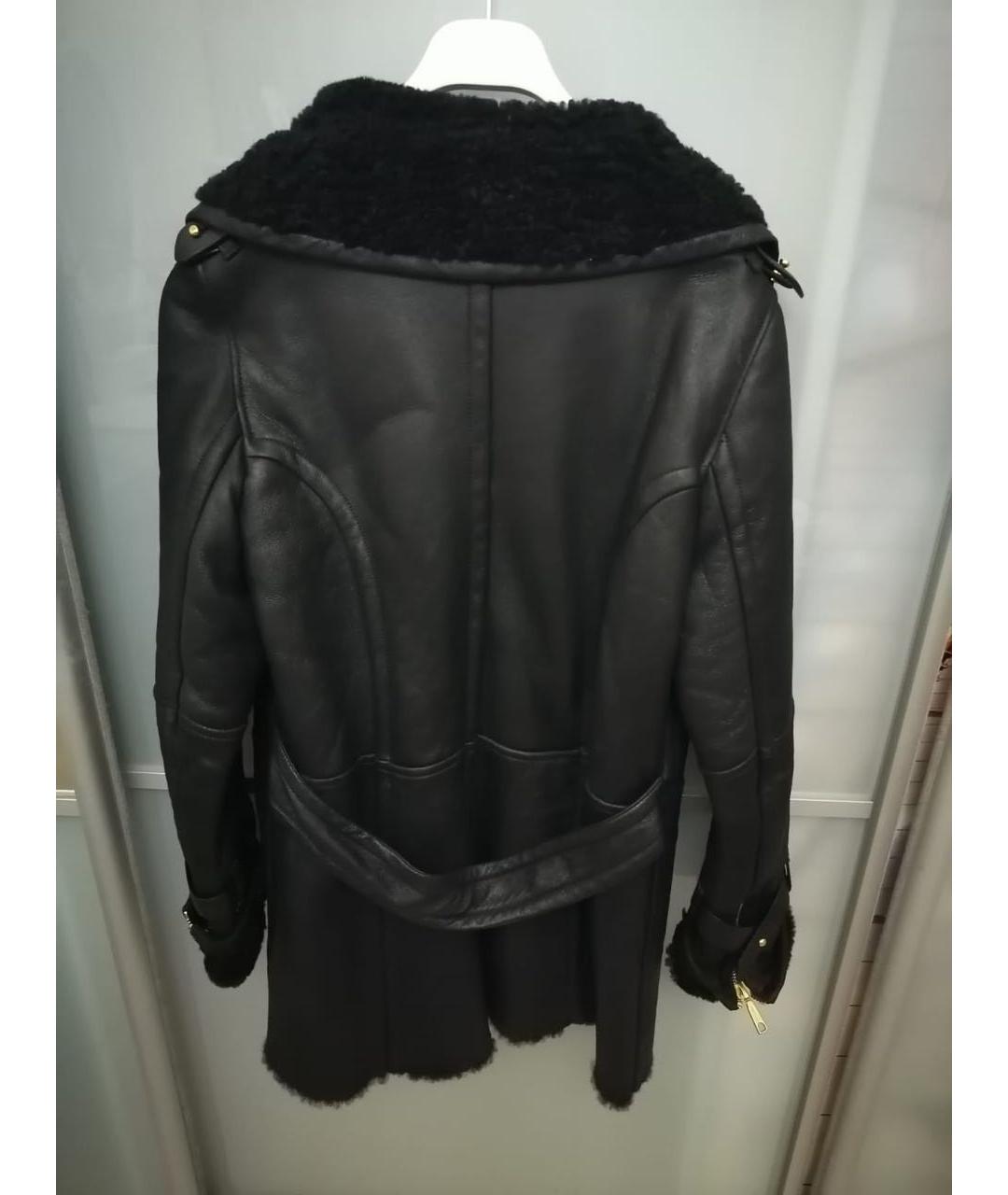 BARBARA BUI Черная замшевая дубленка, фото 2