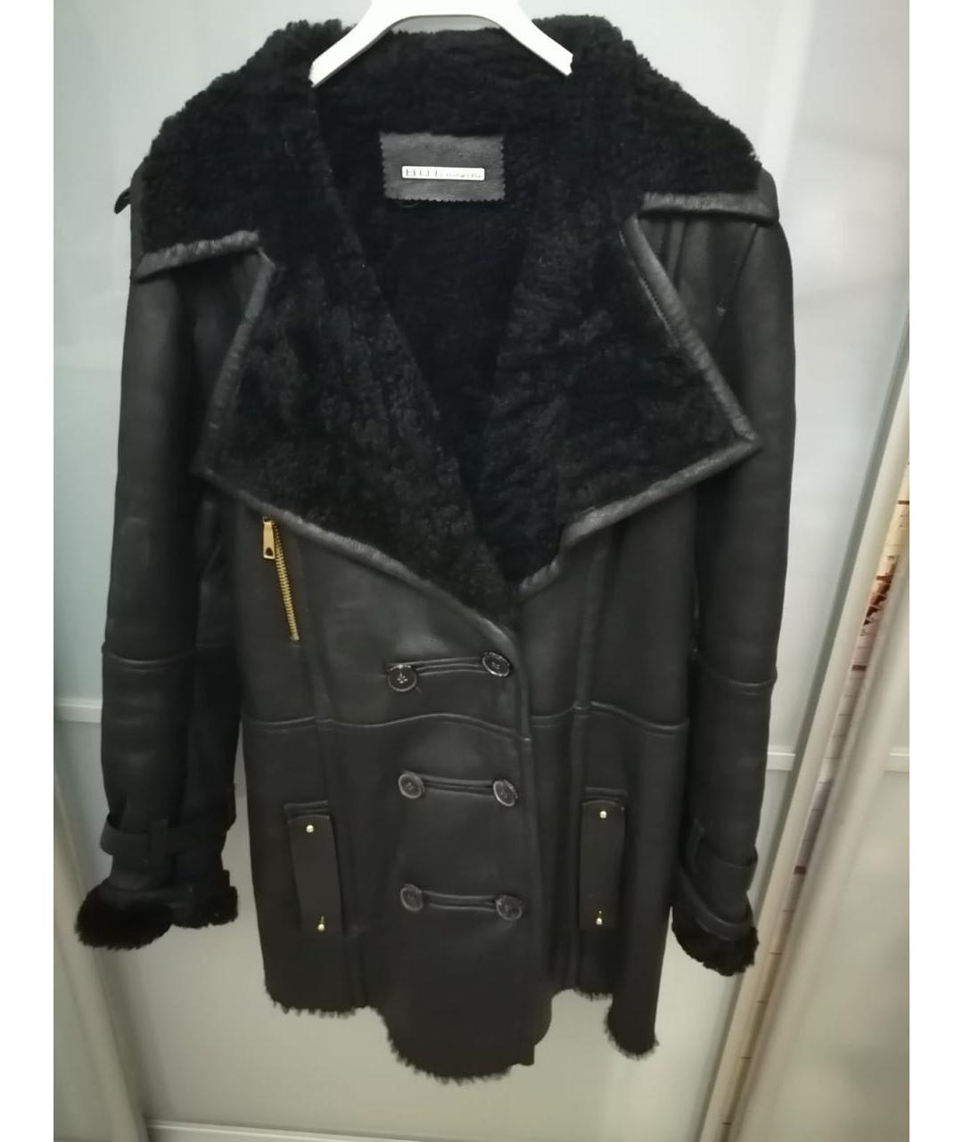 BARBARA BUI Черная замшевая дубленка, фото 5