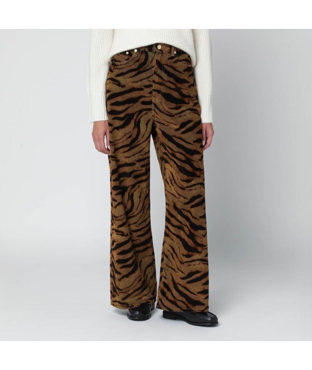 GANNI Мульти хлопковые прямые джинсы, фото 2