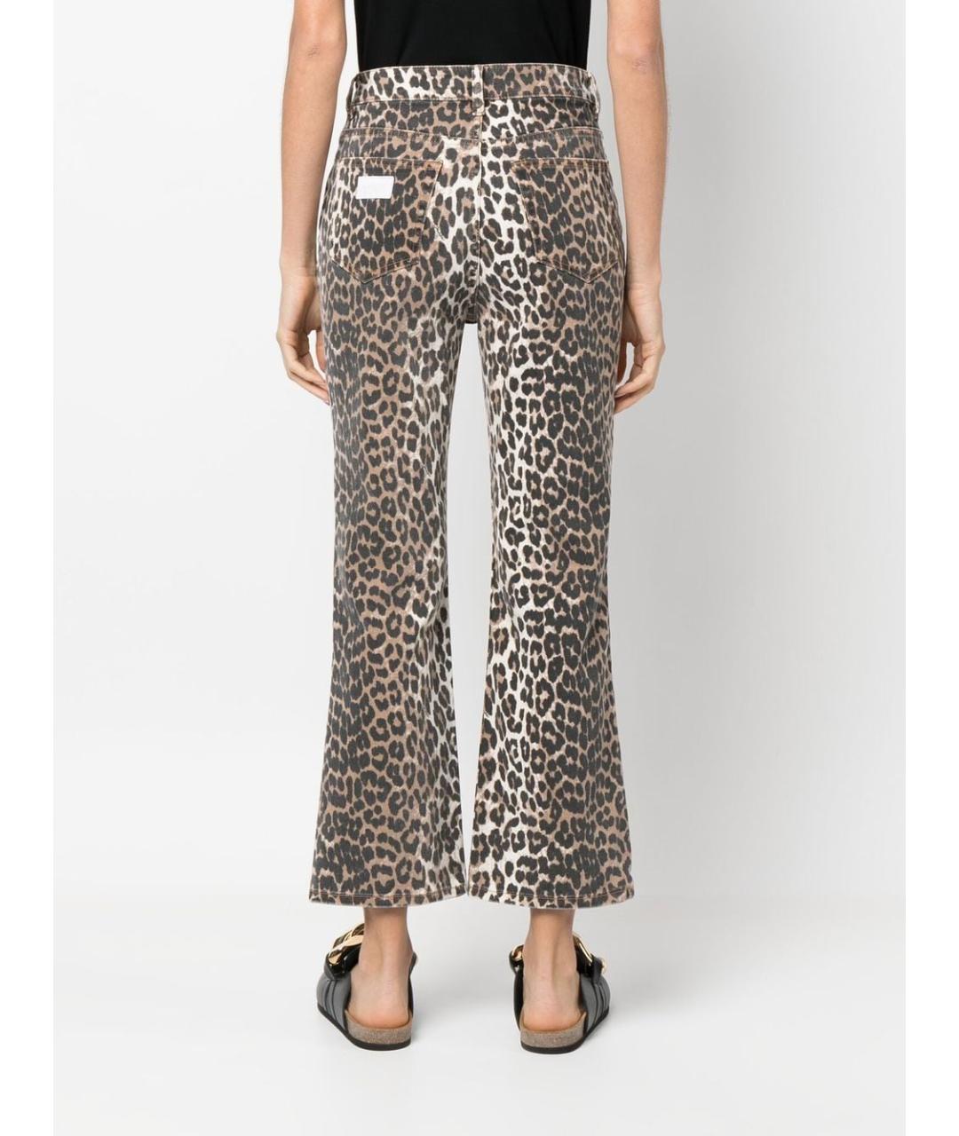 GANNI Мульти хлопковые прямые джинсы, фото 4