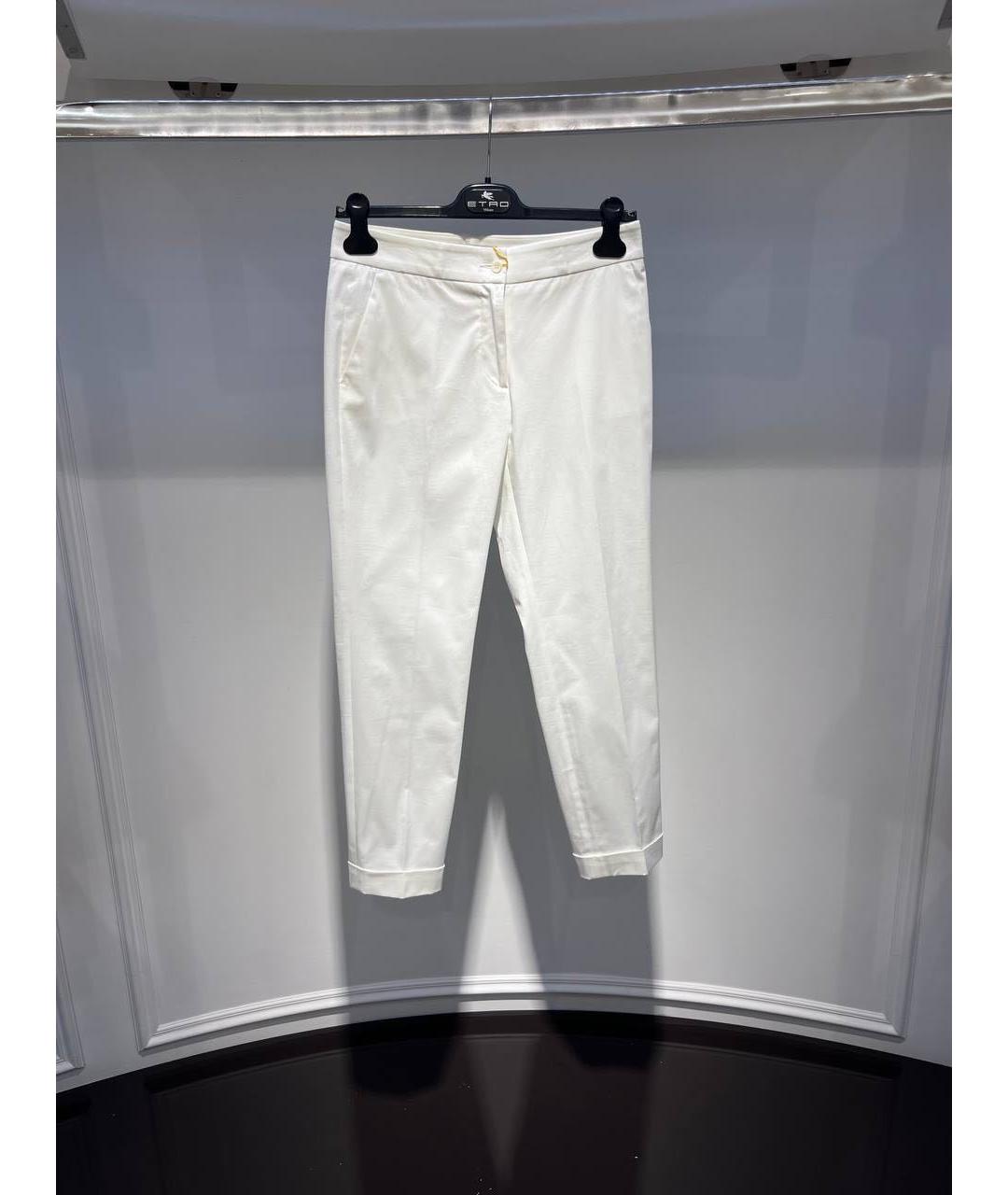 ETRO Белые брюки узкие, фото 3