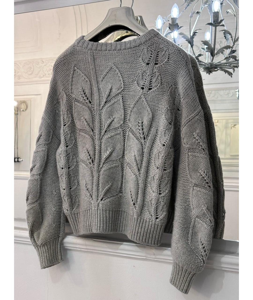 ESCADA Серый шерстяной джемпер / свитер, фото 3