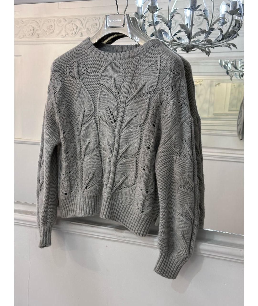 ESCADA Серый шерстяной джемпер / свитер, фото 8