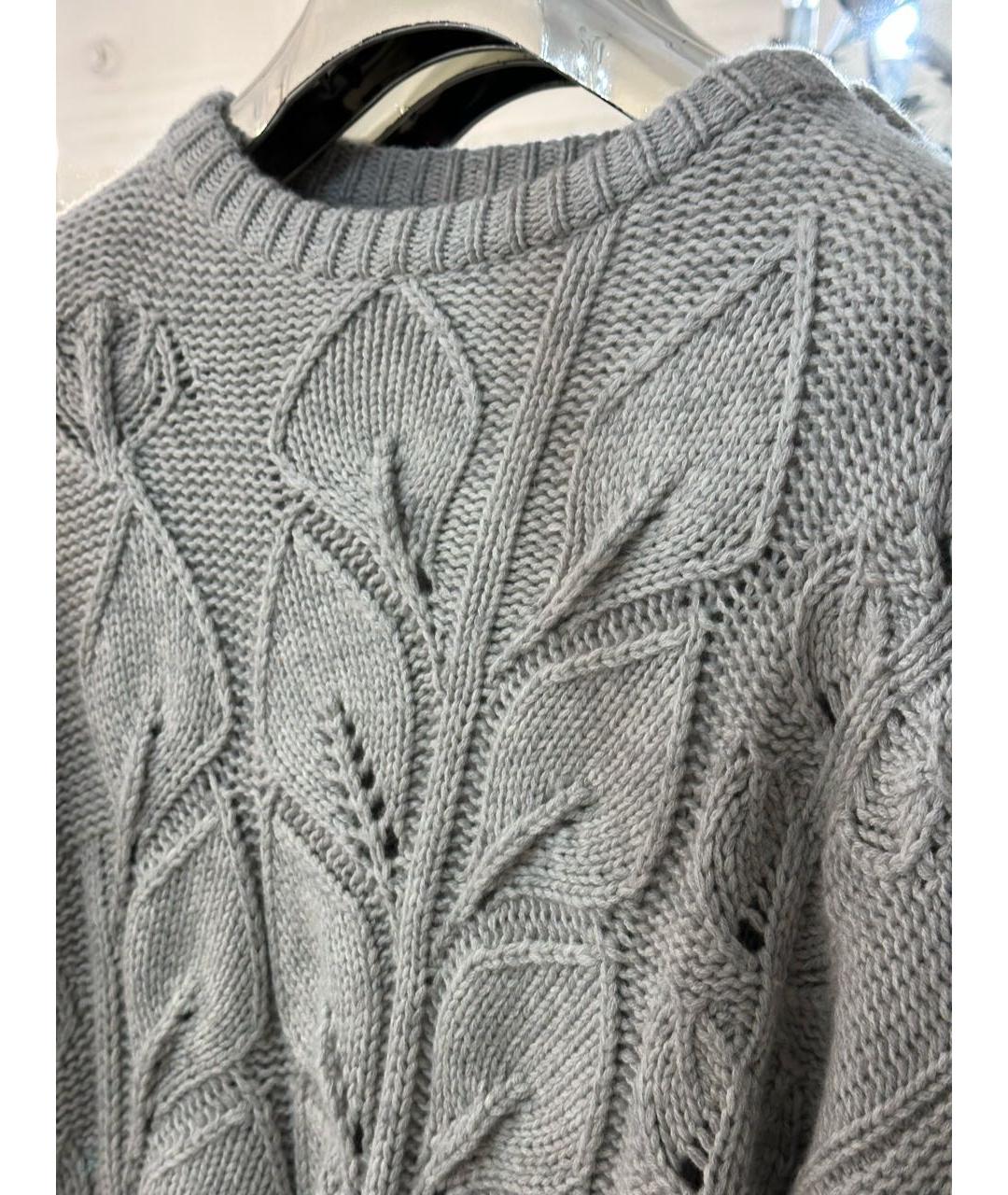 ESCADA Серый шерстяной джемпер / свитер, фото 2