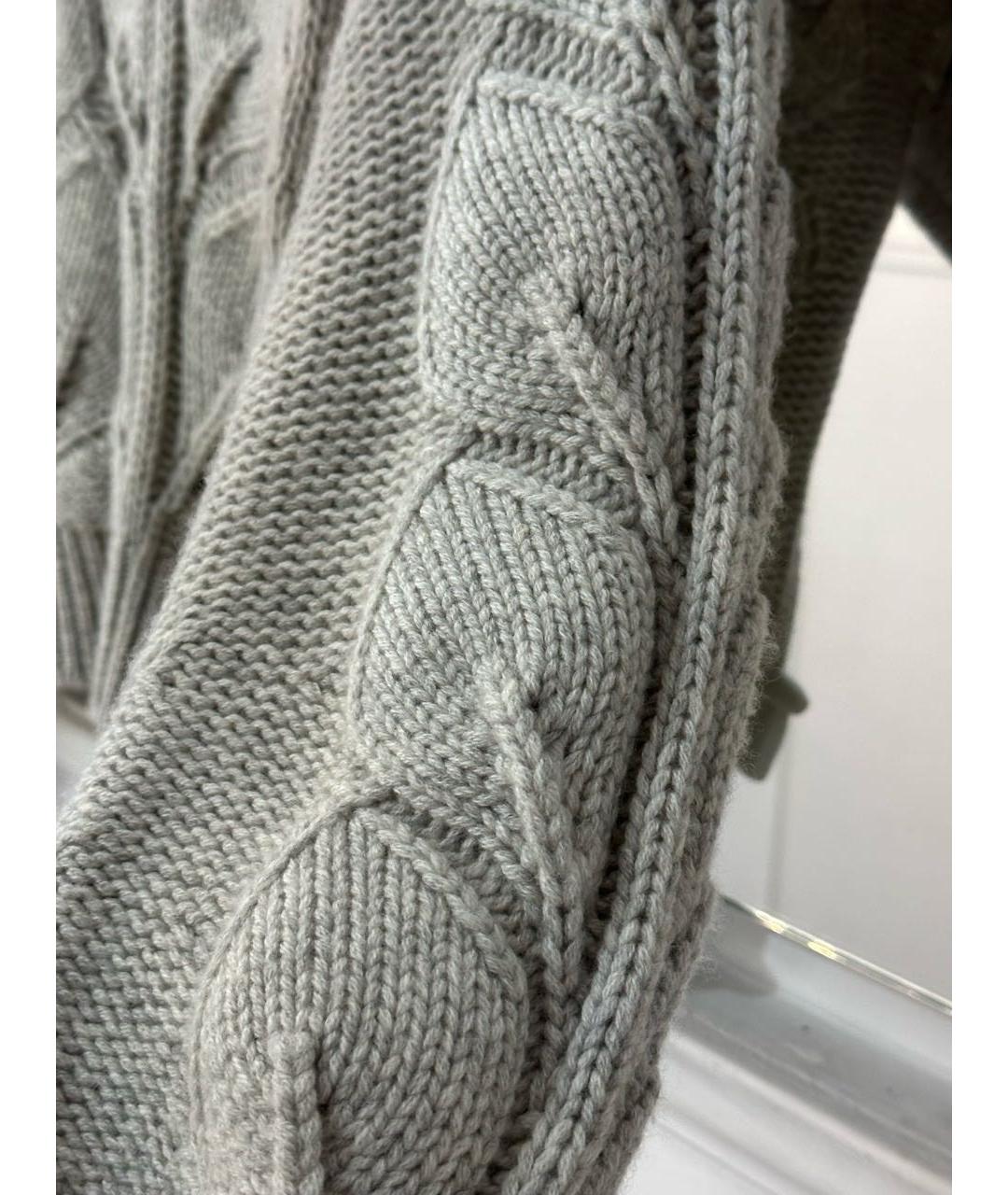 ESCADA Серый шерстяной джемпер / свитер, фото 4