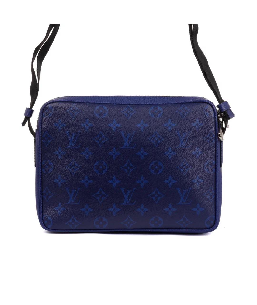 LOUIS VUITTON Синяя кожаная сумка на плечо, фото 4