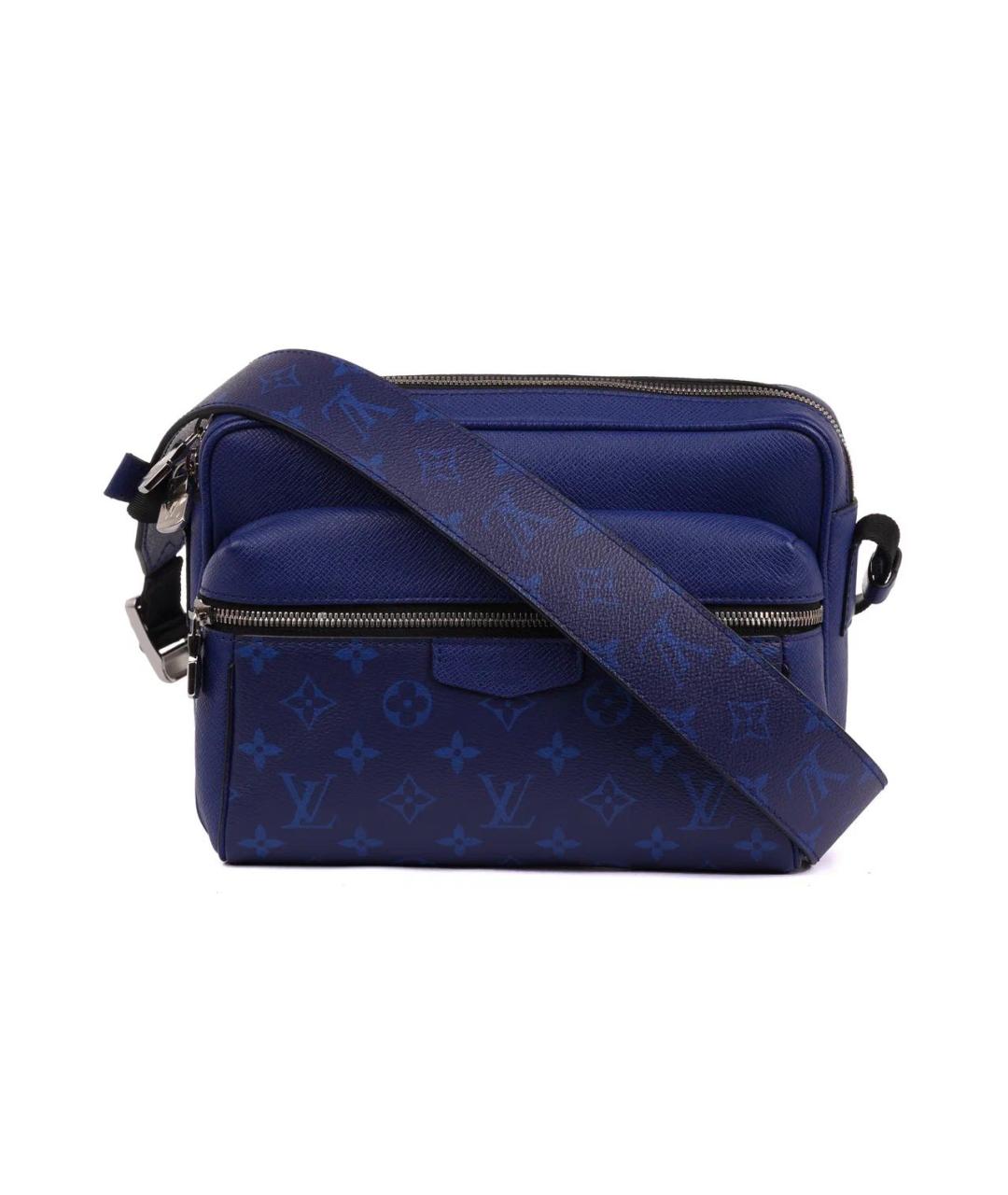 LOUIS VUITTON Синяя кожаная сумка на плечо, фото 1