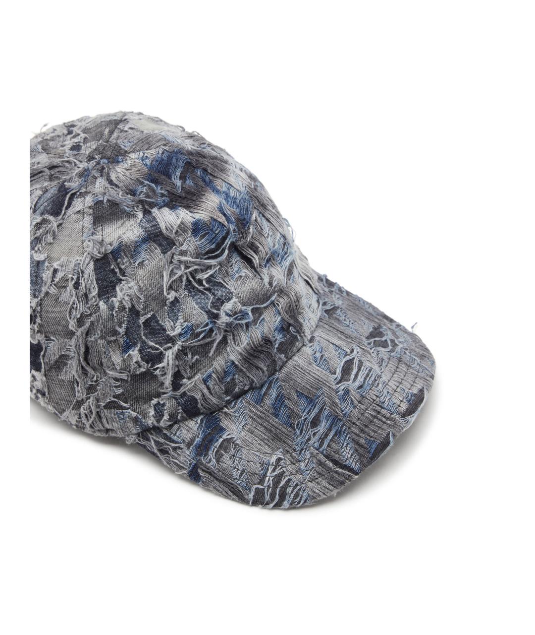 DIESEL Серая хлопковая кепка/бейсболка, фото 3