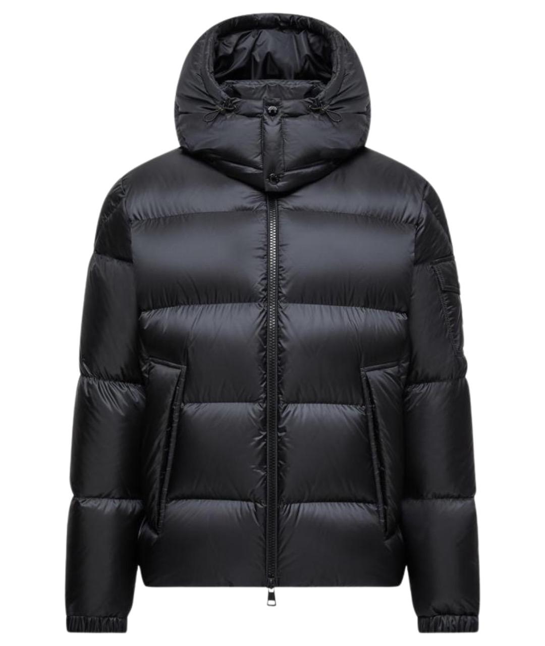 MONCLER Черная полиамидовая куртка, фото 1