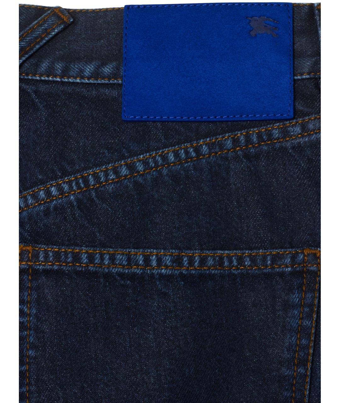 BURBERRY Синие прямые джинсы, фото 6