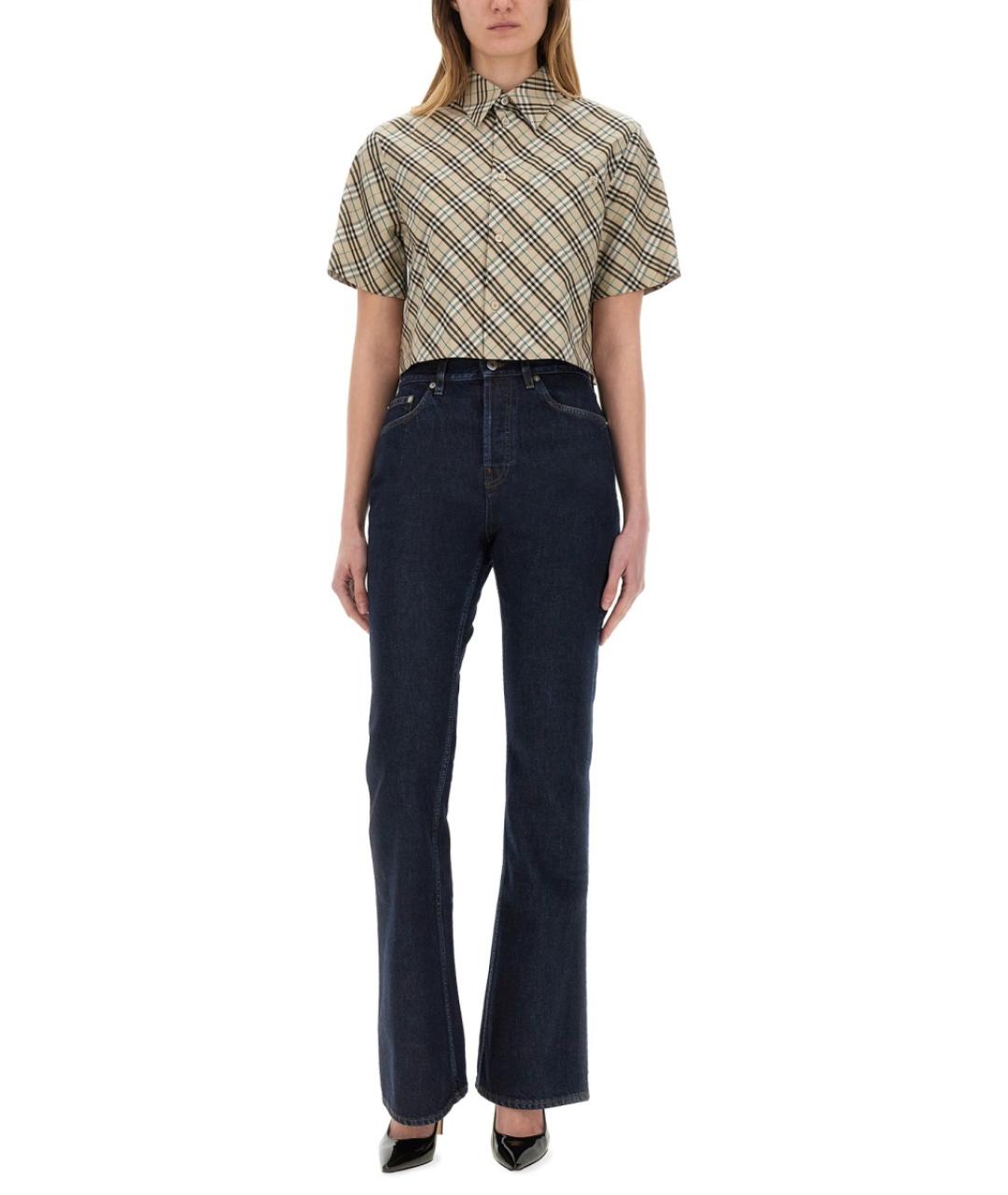 BURBERRY Синие прямые джинсы, фото 3