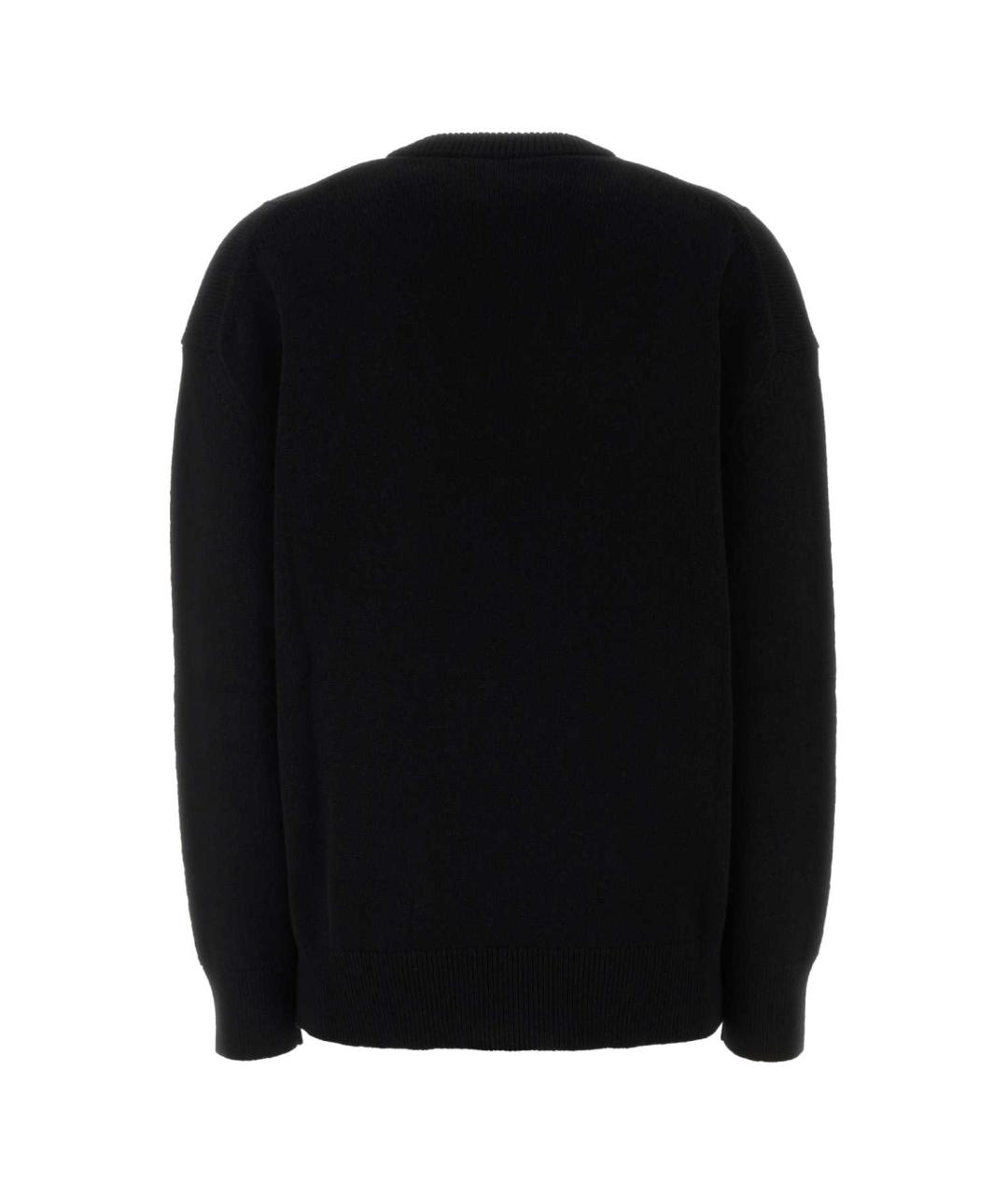 JIL SANDER Черный шерстяной джемпер / свитер, фото 2