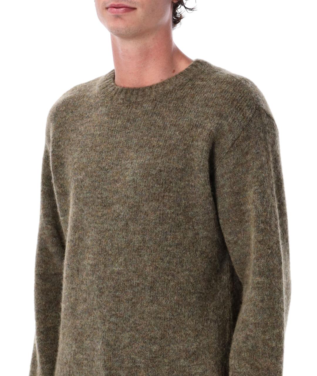 A.P.C. Хаки шерстяной джемпер / свитер, фото 3