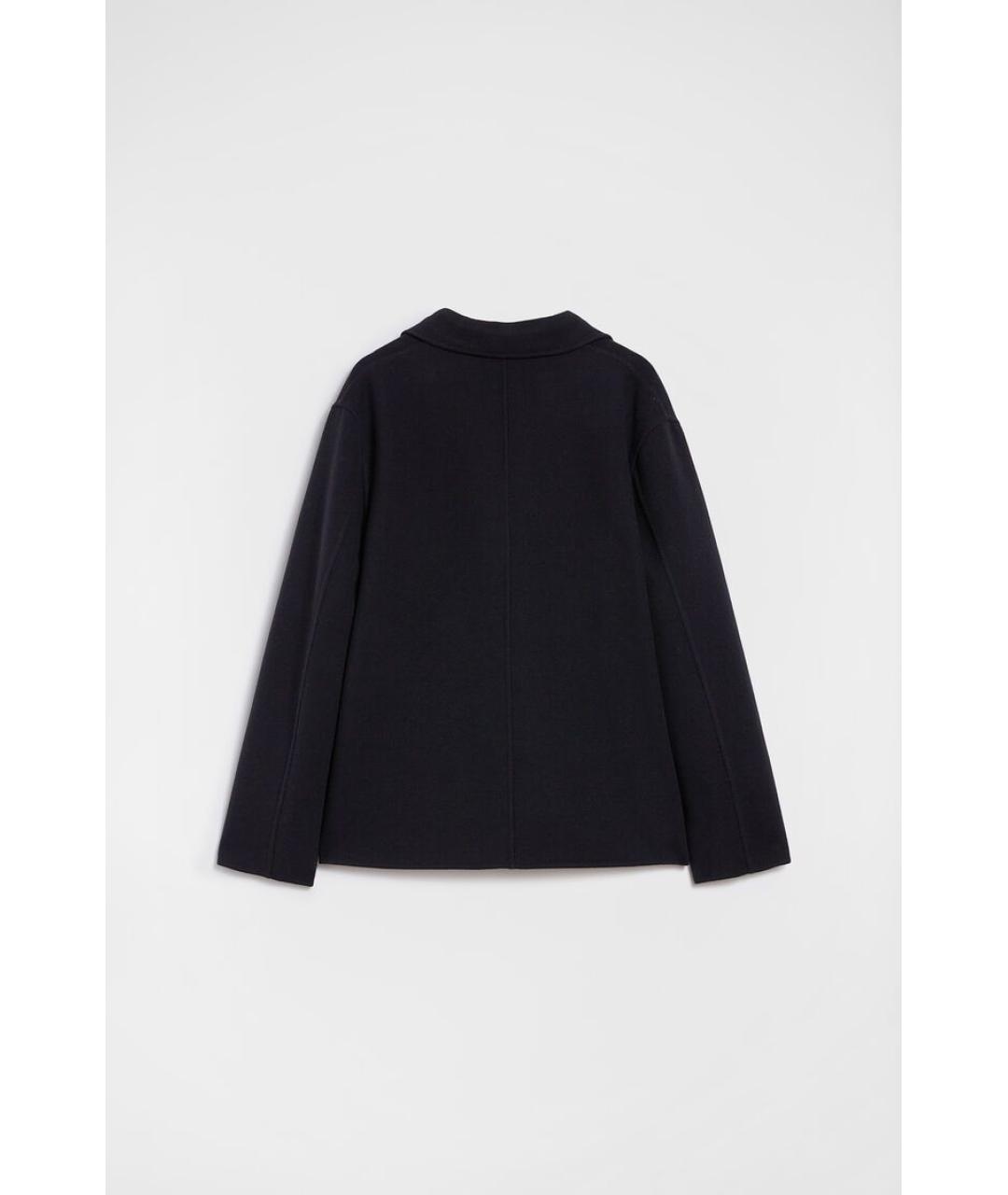 JIL SANDER Темно-синяя шерстяная куртка, фото 2