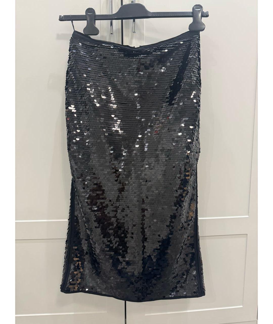 WEEKEND MAX MARA Черная юбка миди, фото 6