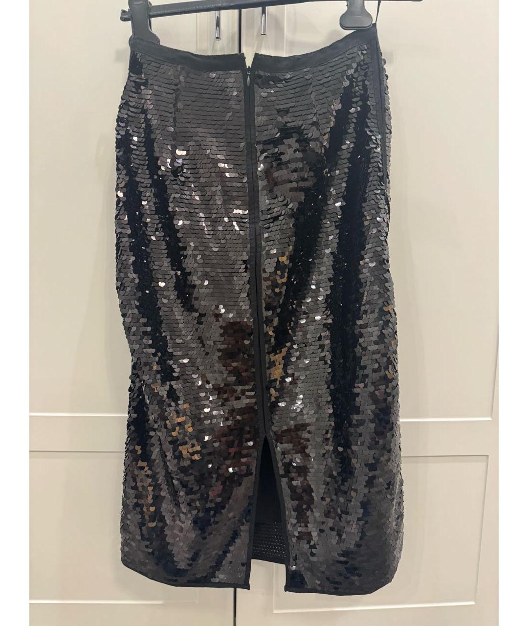 WEEKEND MAX MARA Черная юбка миди, фото 2