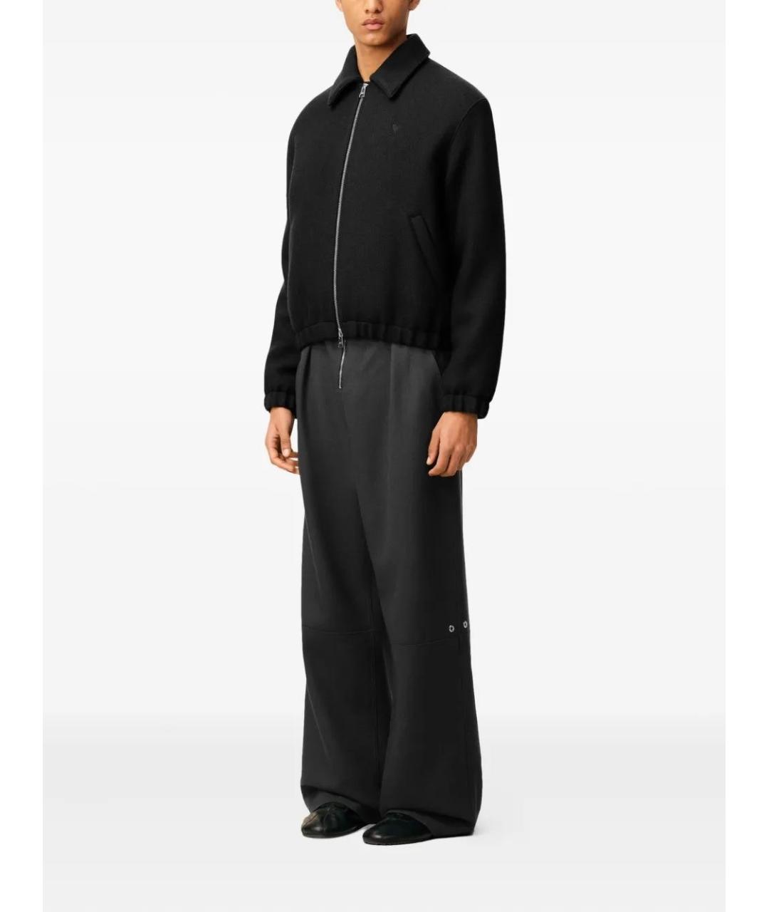 Ami Paris Черная хлопковая куртка, фото 3