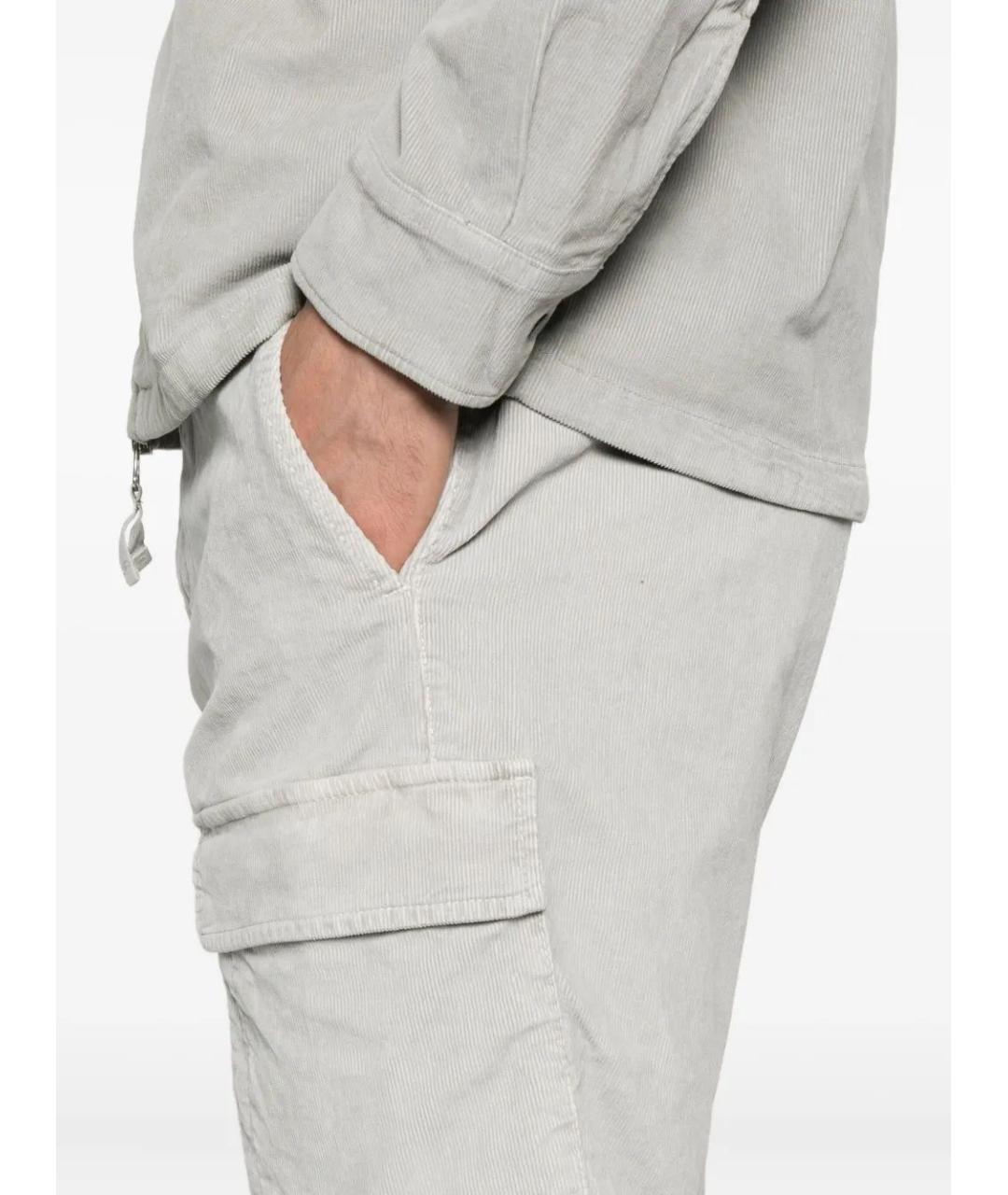 CP COMPANY Серые хлопковые повседневные брюки, фото 5