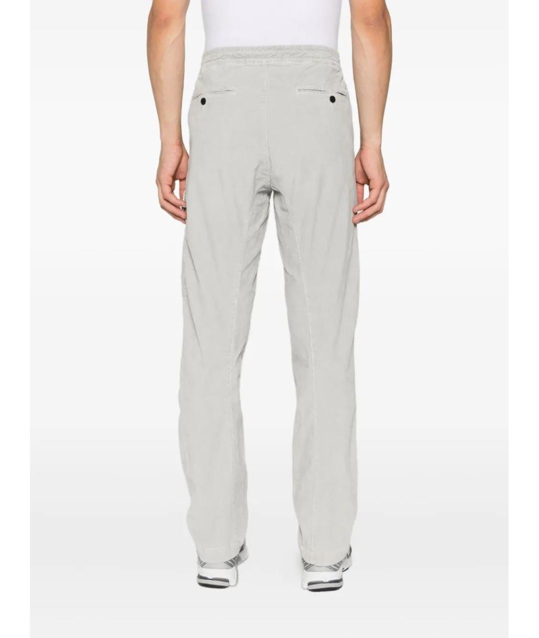 CP COMPANY Серые хлопковые повседневные брюки, фото 4