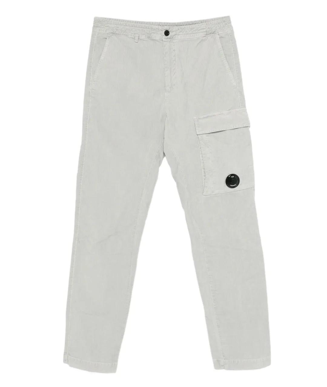 CP COMPANY Серые хлопковые повседневные брюки, фото 1