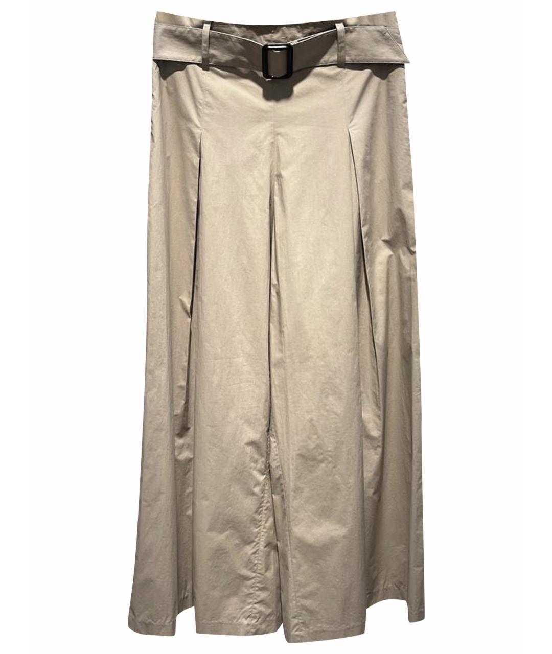 ETRO Бежевые хлопковые брюки широкие, фото 1