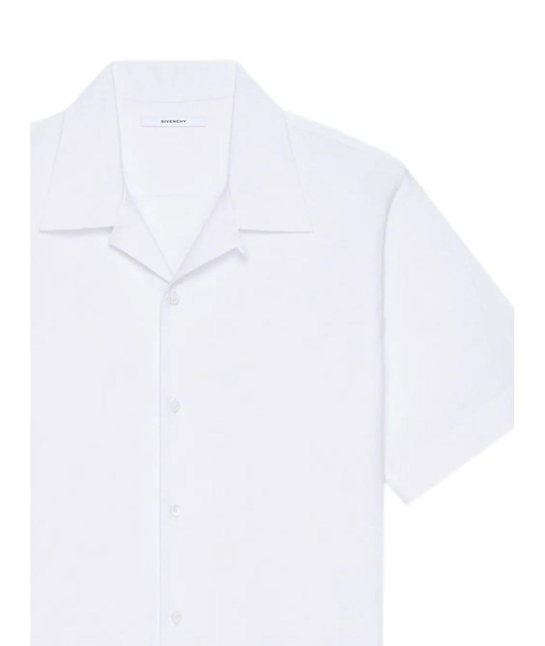 GIVENCHY Белая хлопковая кэжуал рубашка, фото 2