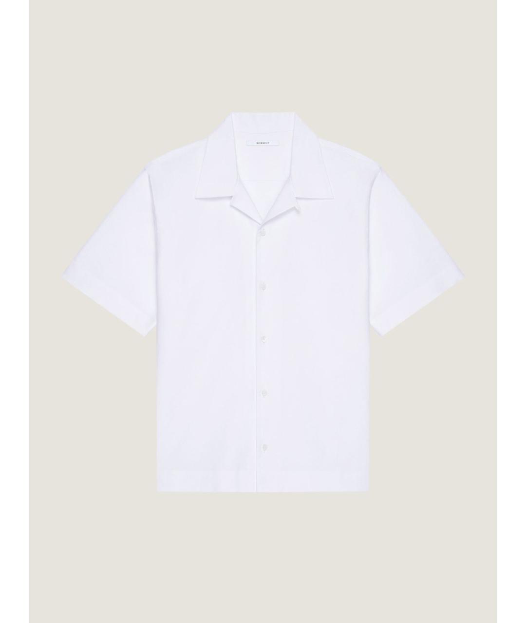 GIVENCHY Белая хлопковая кэжуал рубашка, фото 4