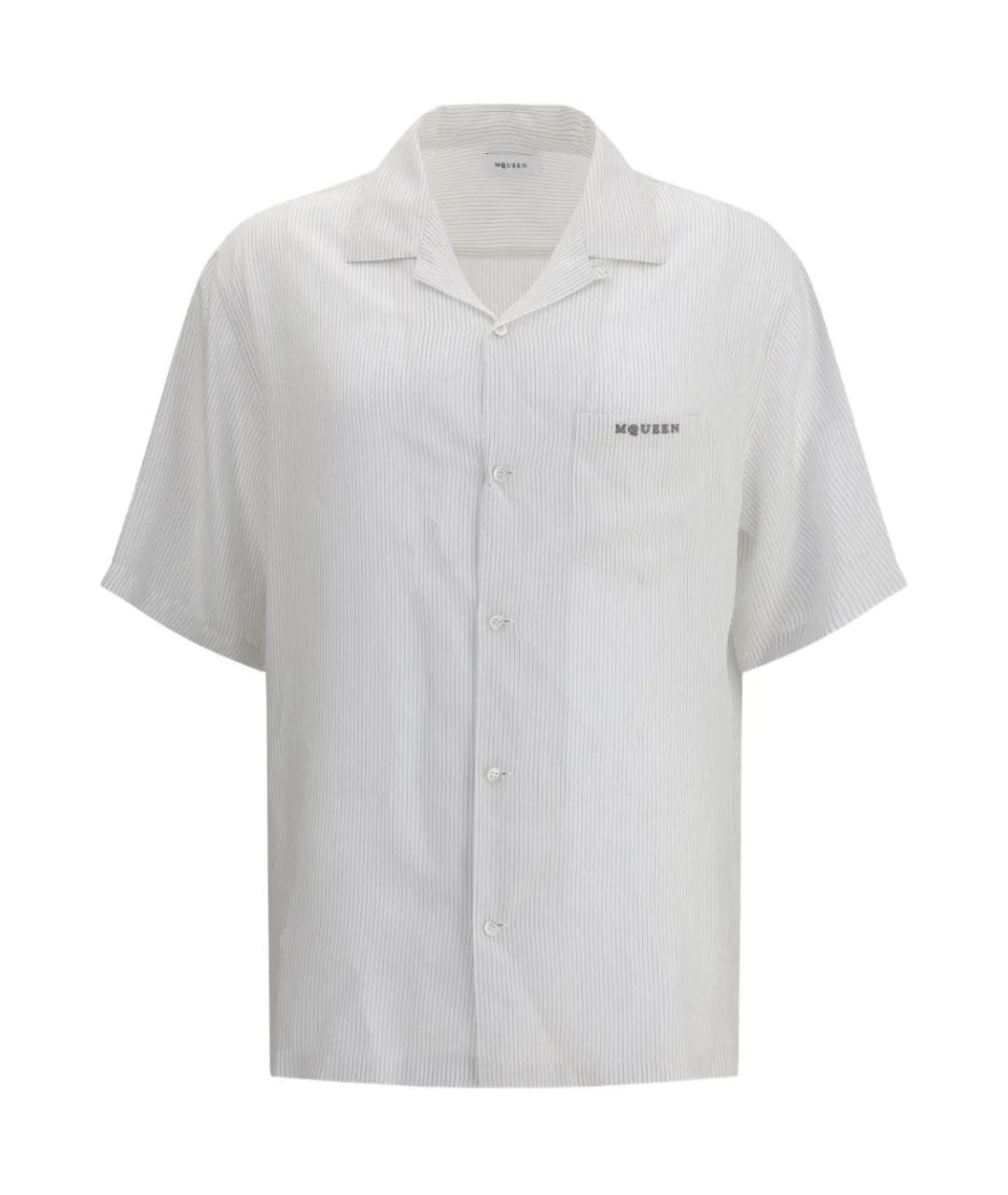 ALEXANDER MCQUEEN Белая кэжуал рубашка, фото 1