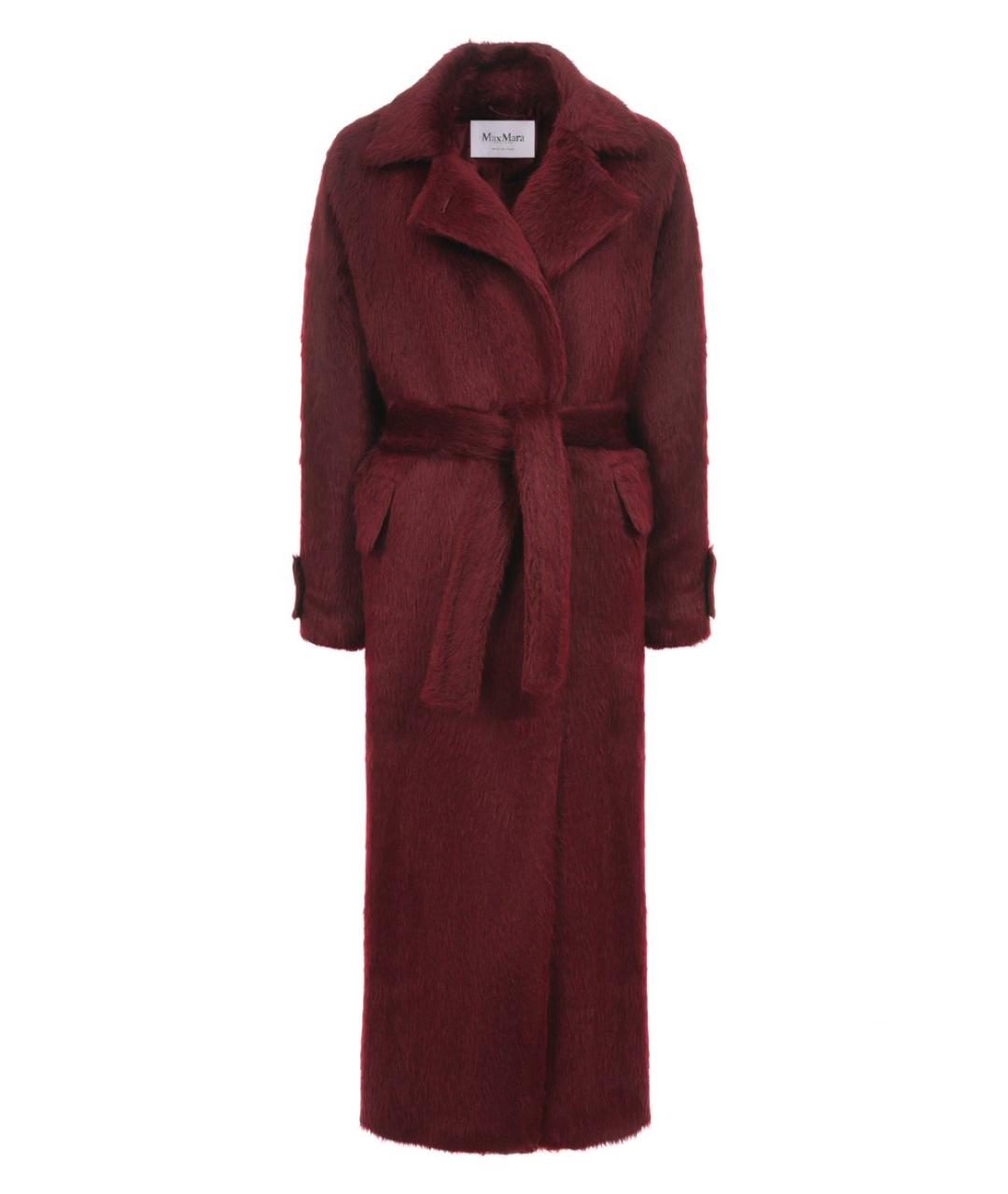 MAX MARA Бордовое пальто, фото 1