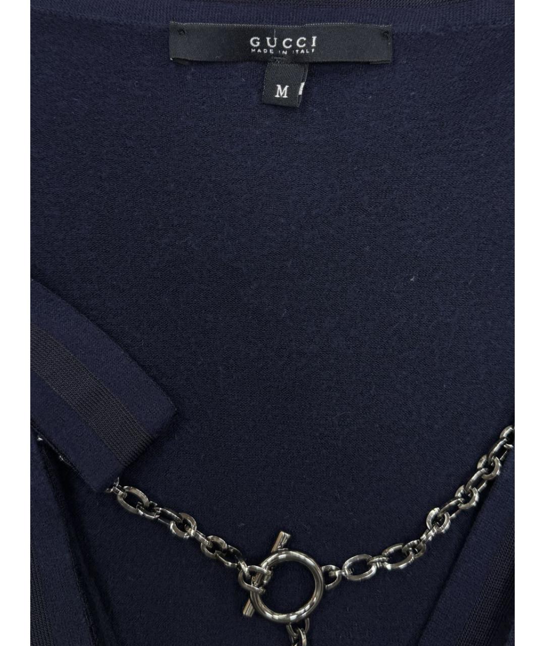 GUCCI Темно-синий кардиган, фото 3