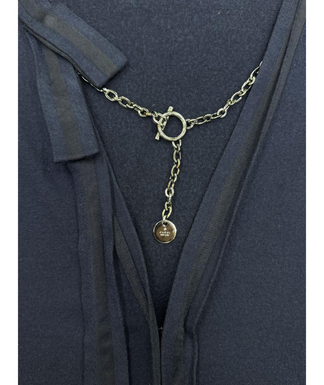 GUCCI Темно-синий кардиган, фото 4
