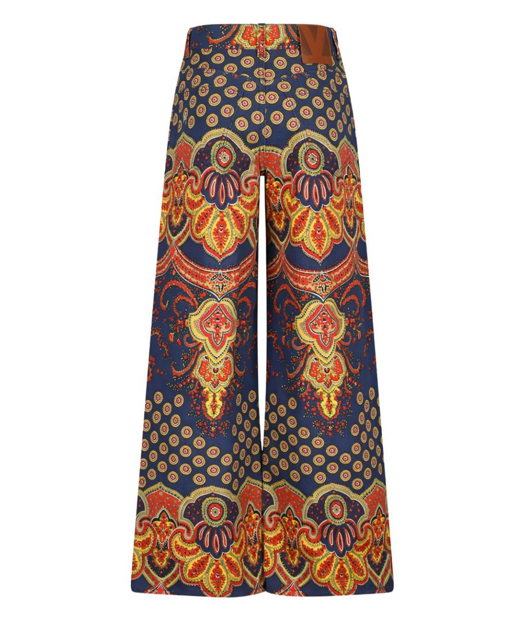 VALENTINO Мульти хлопковые прямые джинсы, фото 2