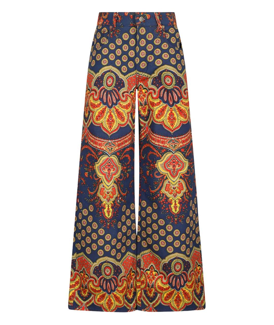 VALENTINO Мульти хлопковые прямые джинсы, фото 1