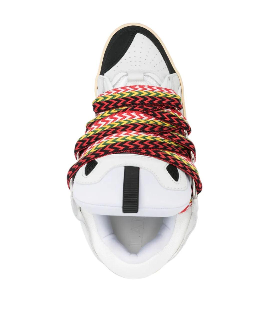 LANVIN Мульти кожаные кроссовки, фото 4