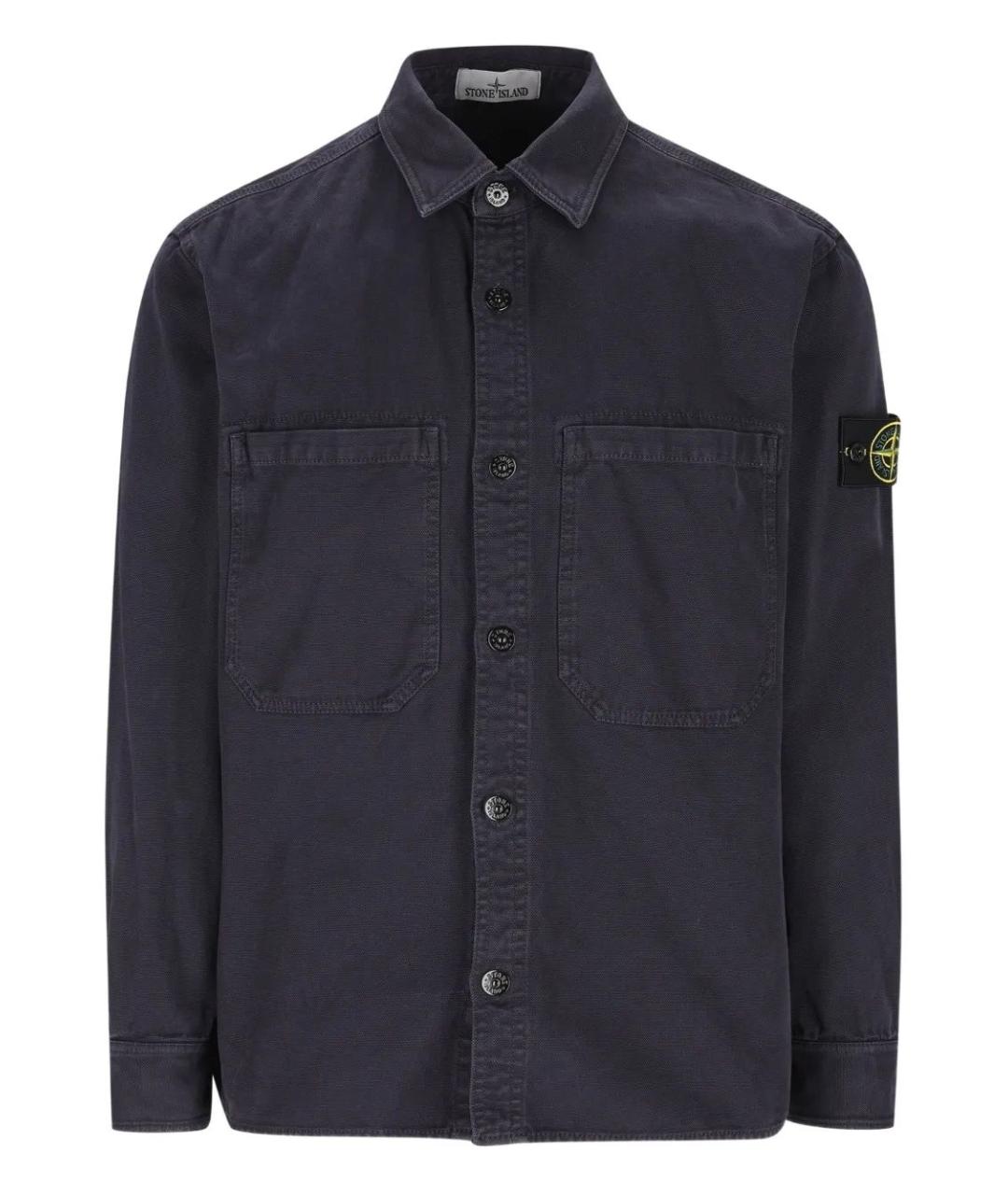 STONE ISLAND Хлопковая кэжуал рубашка, фото 1