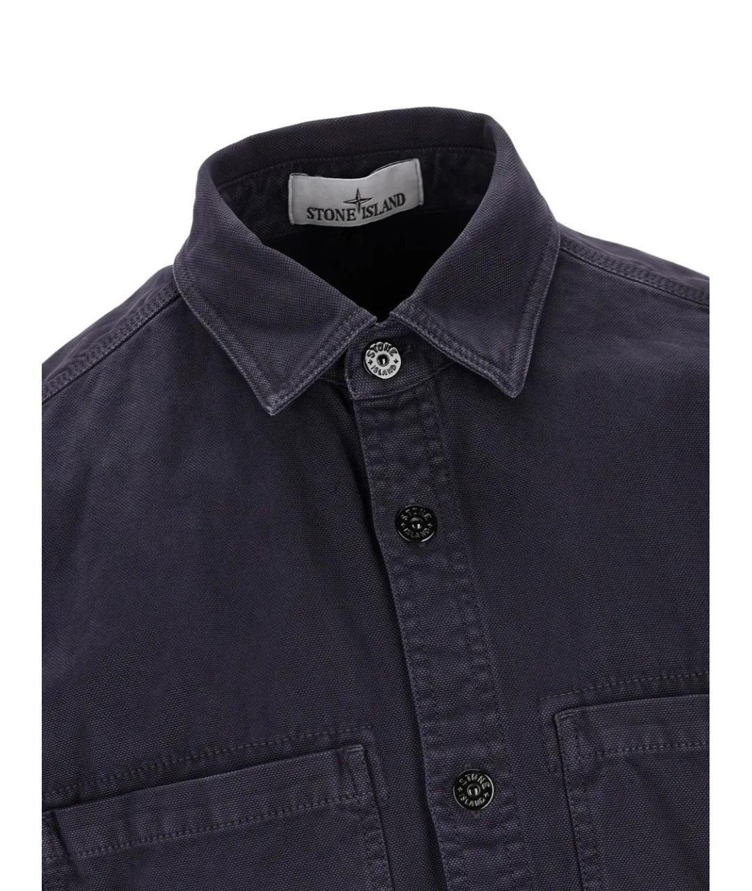 STONE ISLAND Хлопковая кэжуал рубашка, фото 4