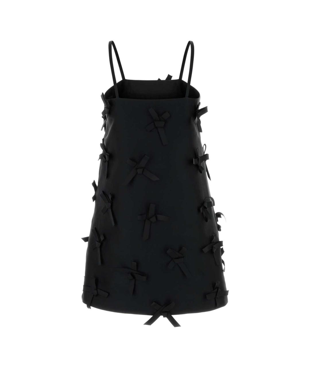 JIL SANDER Черное полиэстеровое вечернее платье, фото 2