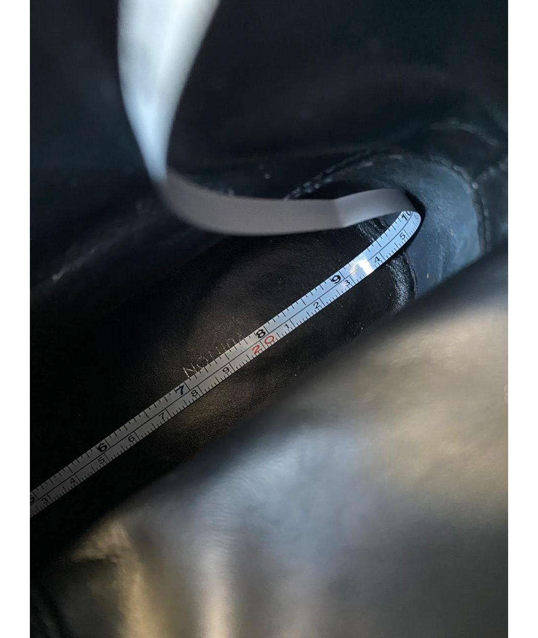 LOUIS VUITTON Черные кожаные ботинки, фото 8