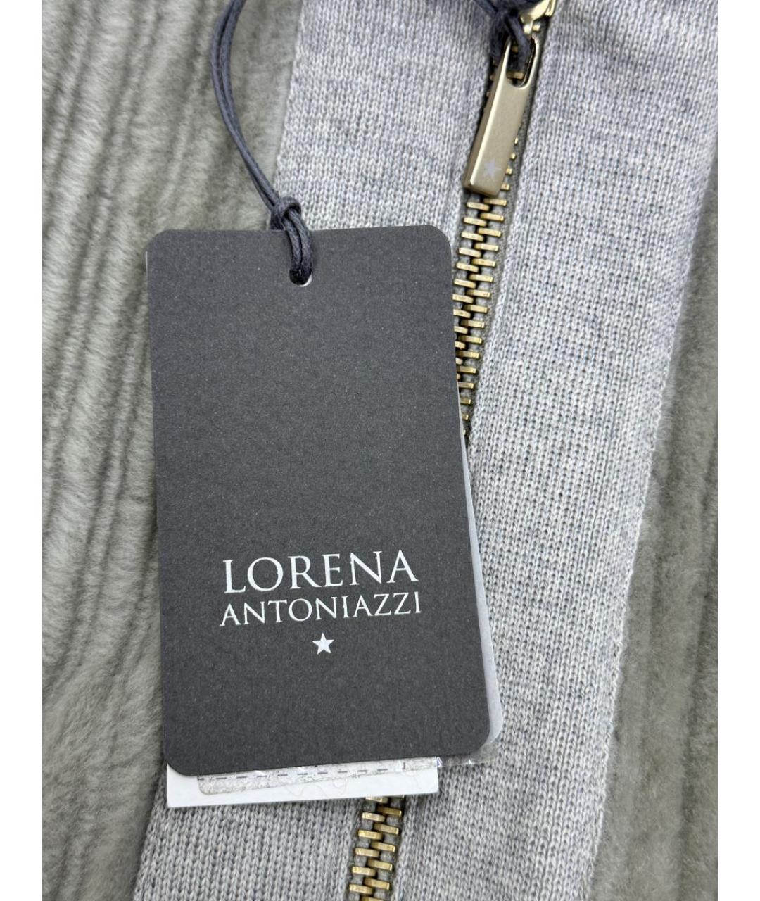 LORENA ANTONIAZZI Серая дубленка, фото 9