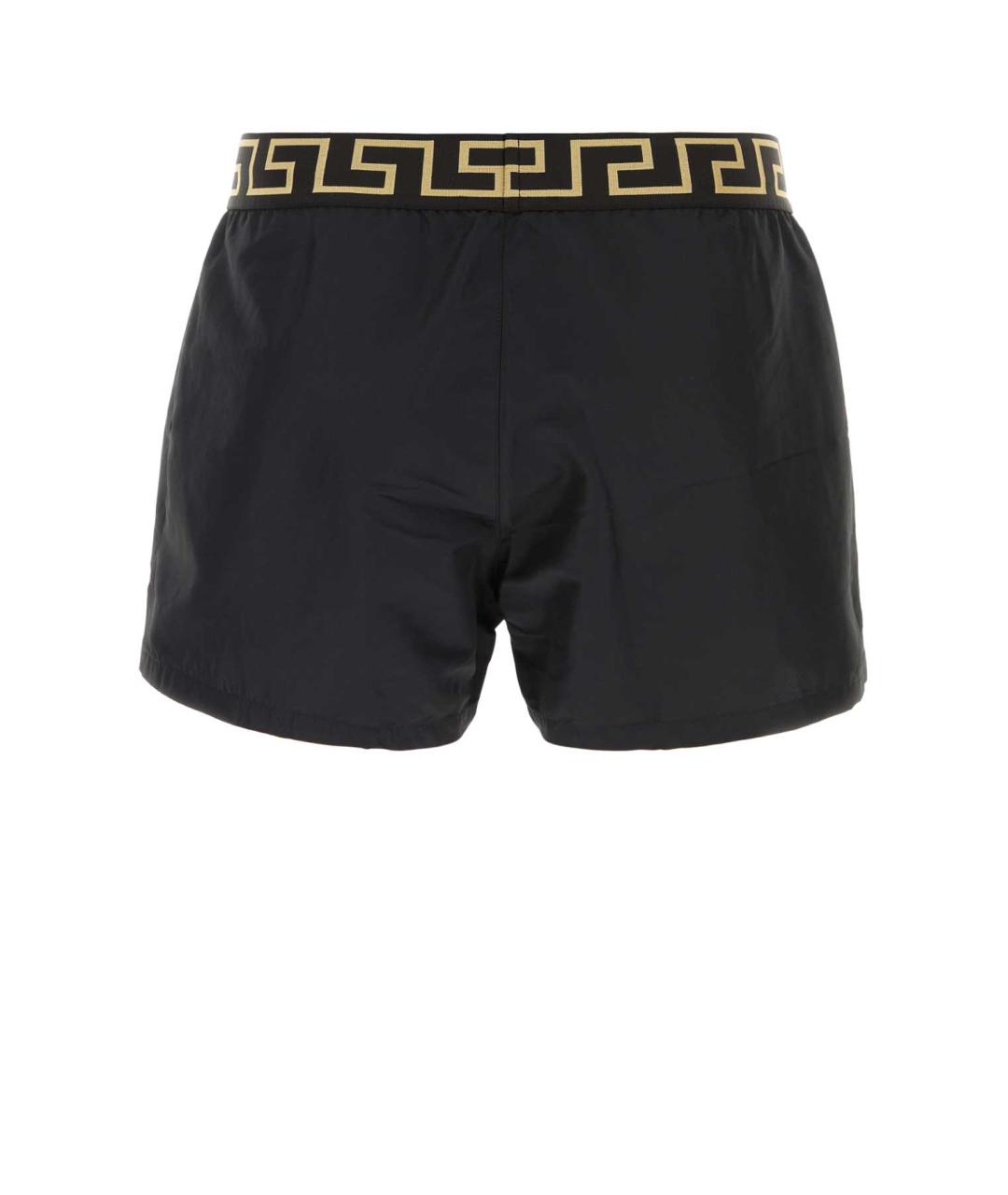 VERSACE Черные полиэстеровые шорты, фото 2