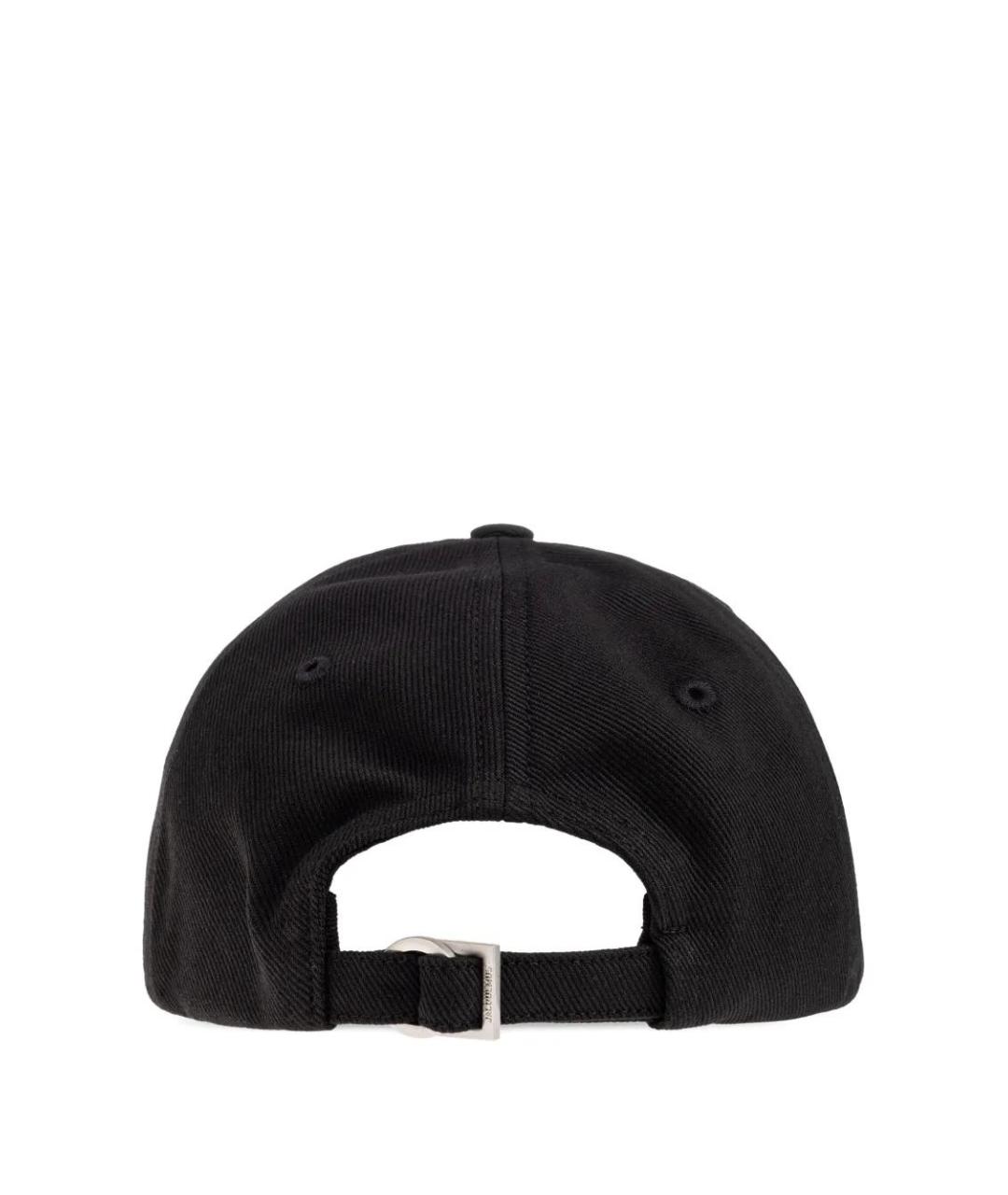 JACQUEMUS Черная хлопковая кепка/бейсболка, фото 2